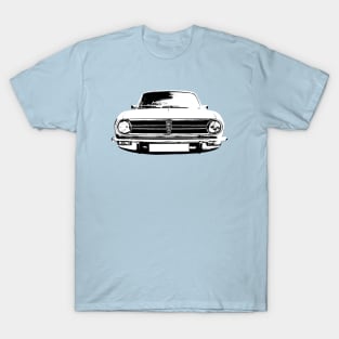 Austin Maxi 1970s British classic car monoblock black/white T-Shirt